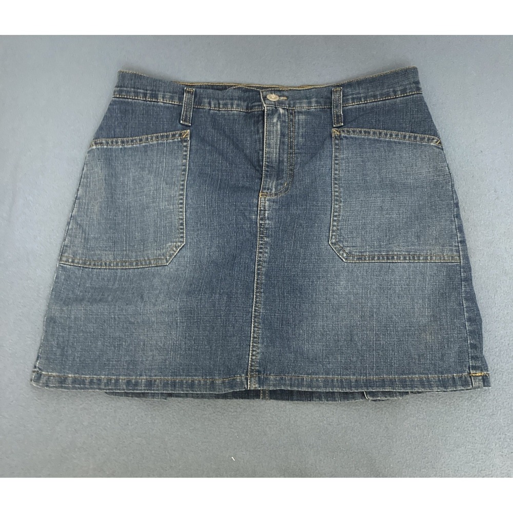 Gloria Vanderbilt Blue Denim Skort